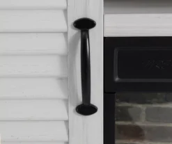 54" 2-Tone Shutter Door Electric Fireplace Console -Furniture Specialty Shop 810571321 3