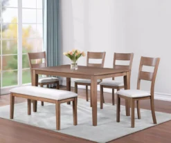 Marley Light Walnut Upholstered Dining Chairs, 2-Pack 7 Marley Light Walnut Upholstered Dining Chairs, 2-Pack -Furniture Specialty Shop 810579821 810579500 810579822 2