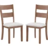 Marley Light Walnut Upholstered Dining Chairs, 2-Pack -Furniture Specialty Shop 810579822 A0 1
