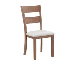 Marley Light Walnut Upholstered Dining Chairs, 2-Pack 6 Marley Light Walnut Upholstered Dining Chairs, 2-Pack -Furniture Specialty Shop 810579822 A0