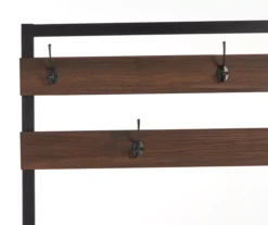 Walnut Hall Tree With Bench -Furniture Specialty Shop 810583082 2