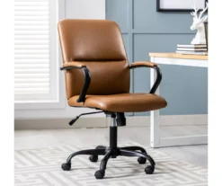 Camel Brown Vegan Leather Office Chair 18 Camel Brown Vegan Leather Office Chair -Furniture Specialty Shop 810583520 A0 1