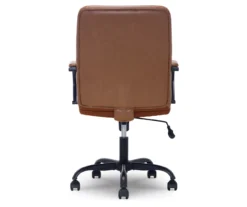 Camel Brown Vegan Leather Office Chair 17 Camel Brown Vegan Leather Office Chair -Furniture Specialty Shop 810583520 A2 1