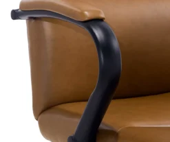 Camel Brown Vegan Leather Office Chair 20 Camel Brown Vegan Leather Office Chair -Furniture Specialty Shop 810583520 A8 4