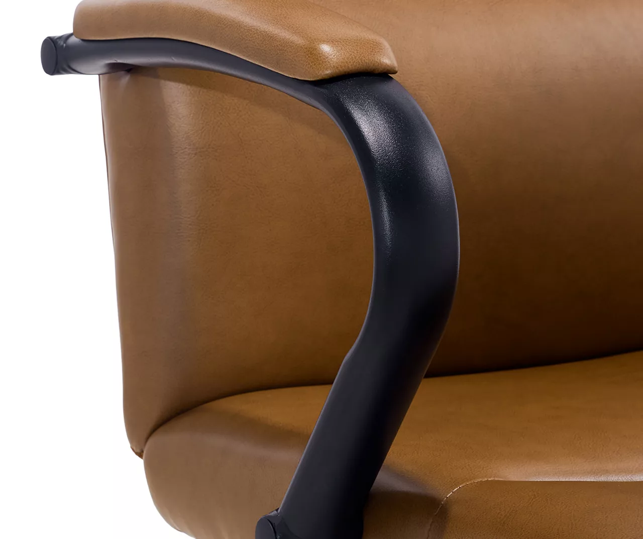 Camel Brown Vegan Leather Office Chair 9 Camel Brown Vegan Leather Office Chair - Image 7