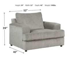 Soletren Ash Oversize Armchair -Furniture Specialty Shop 810587413 21