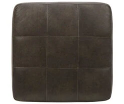 Navi Smoke Faux Leather Oversize Accent Ottoman -Furniture Specialty Shop 810587441 3