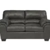 Bladen Slate Faux Leather Loveseat -Furniture Specialty Shop 810587472 1