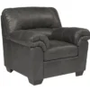 Bladen Slate Faux Leather Armchair -Furniture Specialty Shop 810587475 2