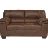 Bladen Coffee Faux Leather Loveseat -Furniture Specialty Shop 810587478 1