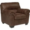 Bladen Coffee Faux Leather Armchair -Furniture Specialty Shop 810587481 2