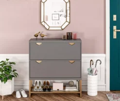 CosmoLiving Brielle Entryway Shoe Storage Cabinet 17 CosmoLiving Brielle Entryway Shoe Storage Cabinet -Furniture Specialty Shop 810589010 1