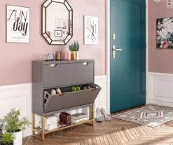 CosmoLiving Brielle Entryway Shoe Storage Cabinet 18 CosmoLiving Brielle Entryway Shoe Storage Cabinet -Furniture Specialty Shop 810589010 6