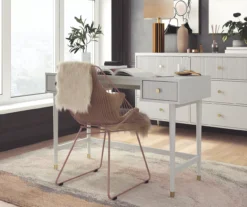 Elizabeth Dove Gray Office Desk 11 Elizabeth Dove Gray Office Desk -Furniture Specialty Shop 810589021 2