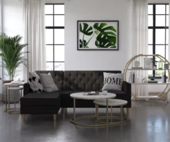 Amelia Faux Marble 4-Shelf Bookcase -Furniture Specialty Shop 810589033 5