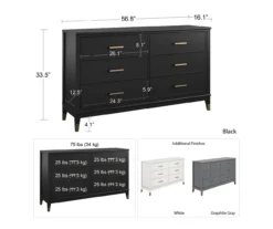 CosmoLiving Westerleigh 6-Drawer Dresser 26 CosmoLiving Westerleigh 6-Drawer Dresser -Furniture Specialty Shop 810589232 1