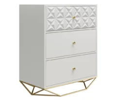 Blair White 3-Drawer Dresser -Furniture Specialty Shop 810589237 4