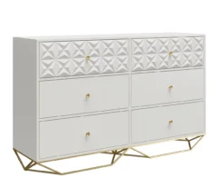 Blair White 6-Drawer Dresser 12 Blair White 6-Drawer Dresser -Furniture Specialty Shop 810589238 4