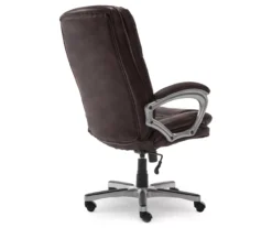 Benton Brown Big & Tall Faux Leather Executive Office Chair -Furniture Specialty Shop 810590314 4