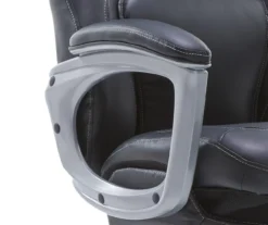 Delvin Black Bonded Leather Office Chair 19 Delvin Black Bonded Leather Office Chair -Furniture Specialty Shop 810590317 A0 7