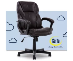 Mitchell Roasted Chestnut Vegan Leather Office Chair -Furniture Specialty Shop 810590318 1