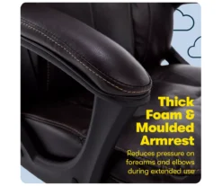 Mitchell Roasted Chestnut Vegan Leather Office Chair -Furniture Specialty Shop 810590318 11