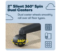 Mitchell Roasted Chestnut Vegan Leather Office Chair -Furniture Specialty Shop 810590318 13