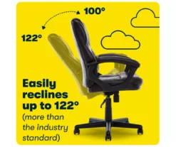 Mitchell Roasted Chestnut Vegan Leather Office Chair -Furniture Specialty Shop 810590318 8