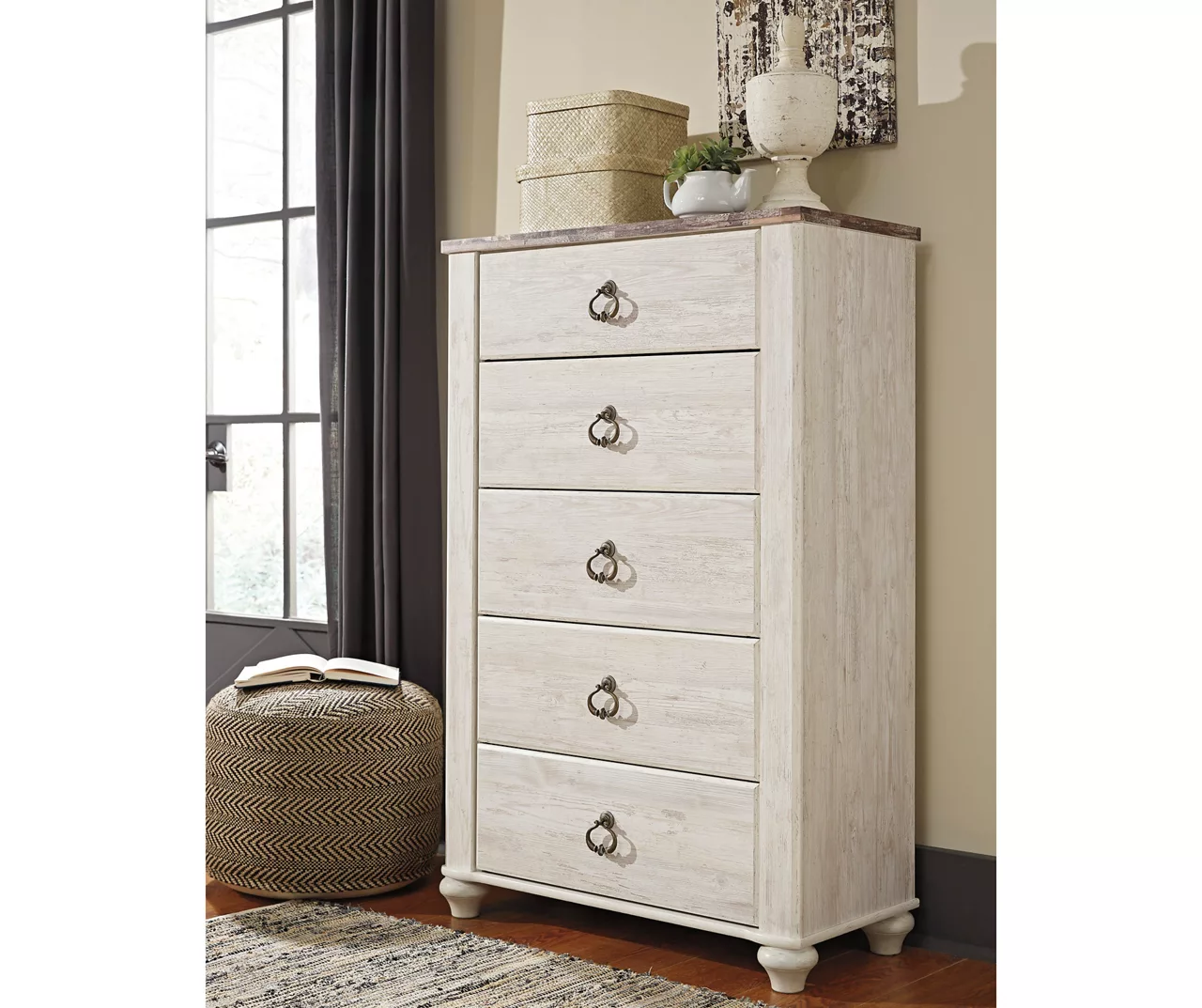 Willowton 5-Drawer Storage Chest 4 Willowton 5-Drawer Storage Chest - Image 2
