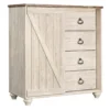 Willowton Sliding Door Storage Chest -Furniture Specialty Shop 810590334