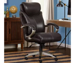 Dayton Dark Brown Big & Tall Bonded Leather Office Chair -Furniture Specialty Shop 810590372 2