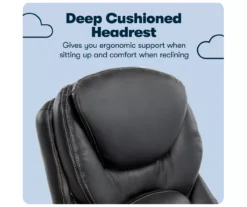 Claremont Black Bonded Leather Office Chair -Furniture Specialty Shop 810590374 10