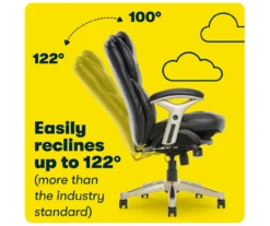 Claremont Black Bonded Leather Office Chair -Furniture Specialty Shop 810590374 8