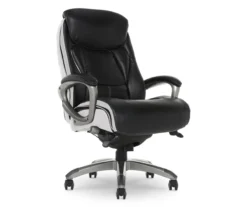 Lautner Black Executive Bonded Leather Office Chair -Furniture Specialty Shop 810590376 4
