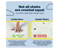 Lautner Black Executive Bonded Leather Office Chair -Furniture Specialty Shop 810590376 7