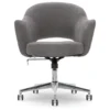 Valetta Gray Microfiber Office Chair -Furniture Specialty Shop 810590379 3
