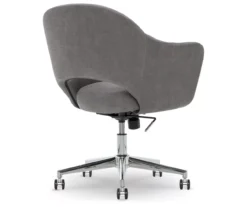 Valetta Gray Microfiber Office Chair -Furniture Specialty Shop 810590379 5