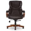 Conway Dark Brown Big & Tall Bonded Leather Office Chair -Furniture Specialty Shop 810590381 3