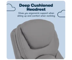 Claremont Gray Bonded Leather Office Chair -Furniture Specialty Shop 810590392 10