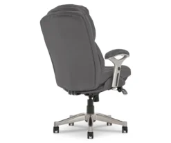Claremont Gray Bonded Leather Office Chair -Furniture Specialty Shop 810590392 5 1