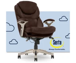 Claremont Chestnut Brown Bonded Leather Office Chair -Furniture Specialty Shop 810590393 1