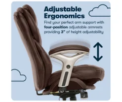 Claremont Chestnut Brown Bonded Leather Office Chair -Furniture Specialty Shop 810590393 11