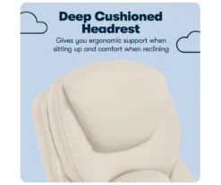 Claremont Ivory Bonded Leather Office Chair -Furniture Specialty Shop 810590394 10