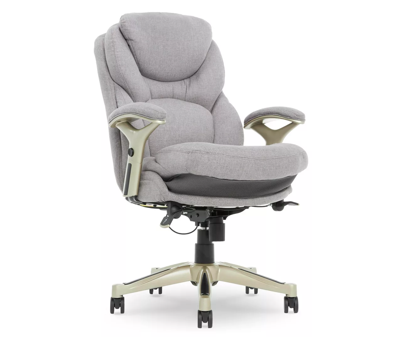 Claremont Light Gray Fabric Office Chair 4 Claremont Light Gray Fabric Office Chair - Image 2