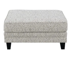 Gretna Diamond Sand Ottoman