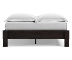 Piperton Black Queen Platform Bed Base -Furniture Specialty Shop 810591749 3