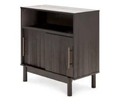 Brymont Dark Gray Sliding Door Accent Cabinet -Furniture Specialty Shop 810591843 1
