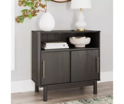 Brymont Dark Gray Sliding Door Accent Cabinet -Furniture Specialty Shop 810591843 7