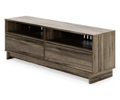 59" Shallifer Brown TV Stand -Furniture Specialty Shop 810592173 1