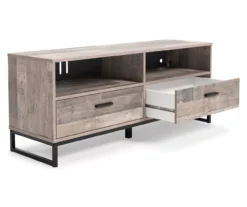 59" Neilsville Multi-Gray TV Stand -Furniture Specialty Shop 810592177 2
